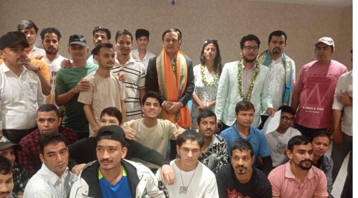 हैदरावादमा ६० जना नेपाली प्रवासी रास्वपामा प्रवेश