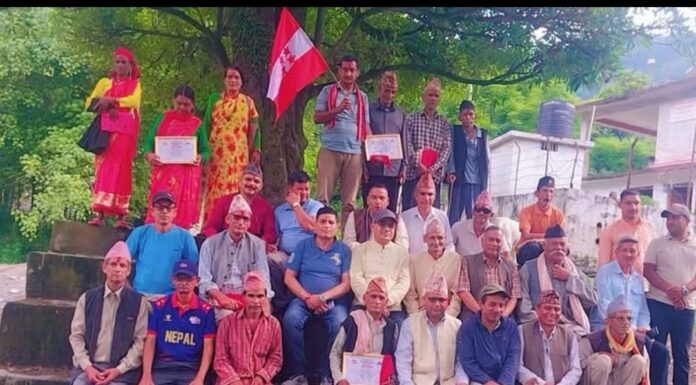 बैतडीमा जेष्ठ क्रियाशील सदस्यलाई कांग्रेसको सम्मान, ५४ वडामा वडा सम्मेलन सम्पन्न