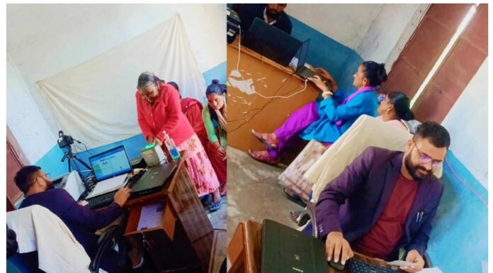 शिवनाथ गाउँपालिकामा परिचयपत्र दर्ता शिविर सम्पन्न,६३१ जनाको विवरण संकलन