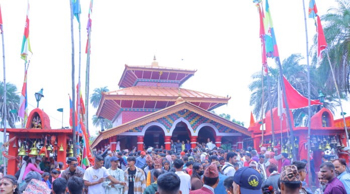त्रिपुरासुन्दरी भगवती मन्दिरको जात्रा सम्पन्न, हजारौं भक्तजनको सहभागिता