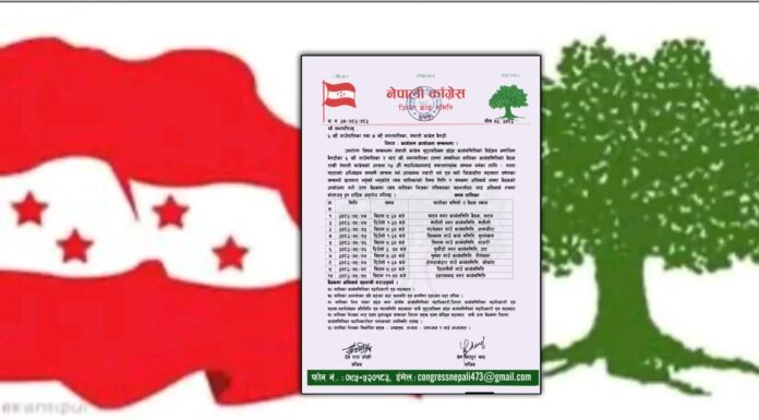 बैतडीका १० वटै पालिकामा कांग्रेसको बैठक बस्दै, महाधिवेशनका विषयमा छलफल गरिने