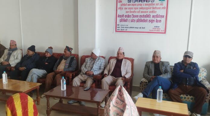 बैतडी कांग्रेसले छान्यो प्रतिनिधिसभा सदस्य उम्मेदवार, सभापति चन्दले पाए शतप्रतिशत मत