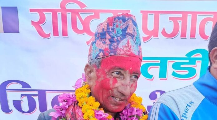 राप्रपा बैतडीको अध्यक्षमा पुनः इन्द्रदेवशरण भट्ट चयन