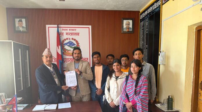 बैतडीमा लागू औषध नियन्त्रणको माग गर्दै, स्ववियुद्वारा ज्ञापन पत्र