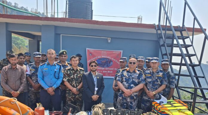 बैतडीमा अस्थायी मनसुन प्रतिकार्य बेस स्थापना