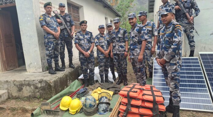 मनसुनजन्य विपद् न्यूनीकरण गर्न प्रतिकार्य बेस स्थापना