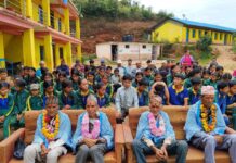 ज्येष्ठ नागरिकलाई सम्मान गर्दै विद्यार्थीलाई संस्कार सिकाउँदै विद्यालय