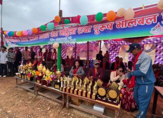 बैतडीको मेलौलीमा अन्तरवडास्तरीय महिला तथा पुरुष भलिबल प्रतियोगिता सुरु
